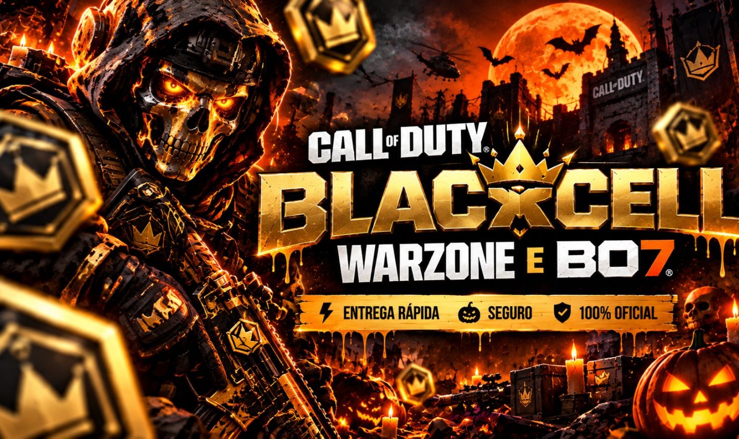 [BLACKCELL PROMOÇÃO HALLOWEEN ] - TEMPORADA 6 | WARZONE E BO7 | ENVIO EM 24H