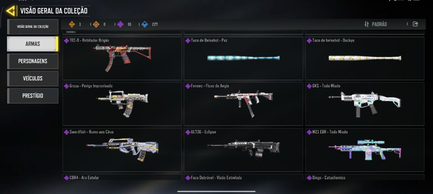 Conta de CALL OF DUTY (MOBILE) ANTIGAAAAAA!!!!!