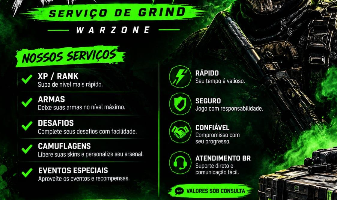 SERVIÇO DE UPS WARZONE! (PROMOÇÃO DA SEMANA DAS CRIANÇAS!)