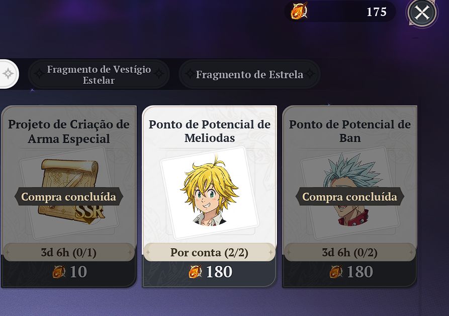 BAN P10+ GOWTHER P10 | MELIODAS P10 | 300+ PLATINAS | 90 PULLS | ENDGAME