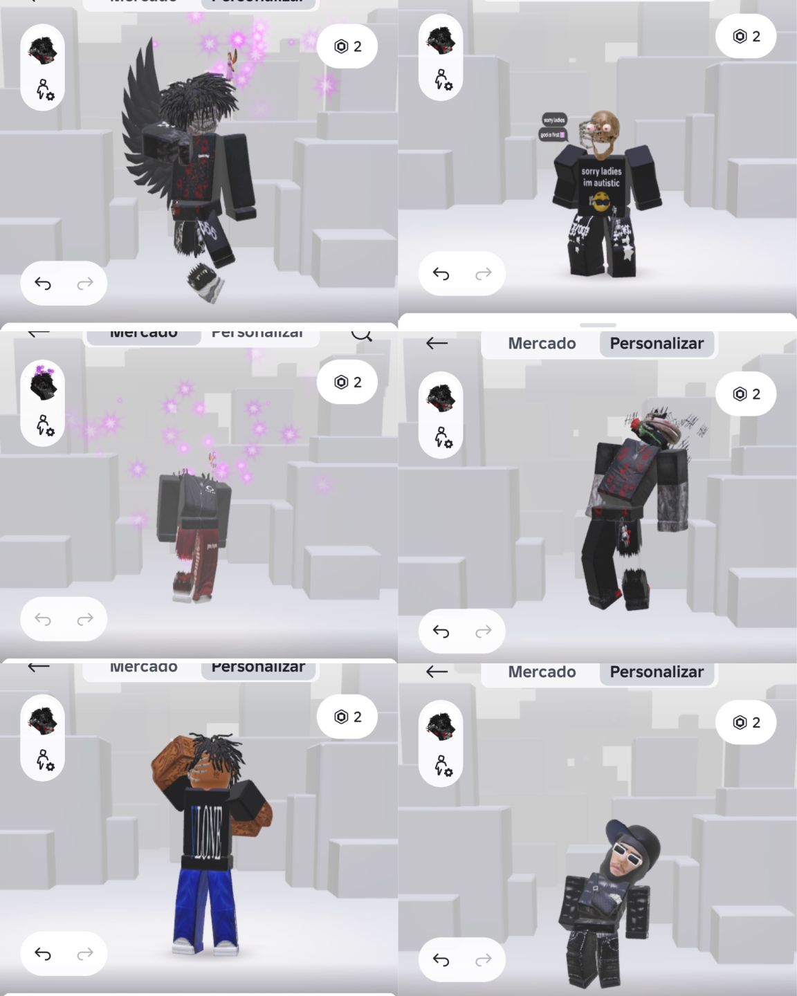 CONTA DE ROBLOX INVENTARIO AVALIADO EM 15K DE ROBUX CABEÇA INVISÍVEL