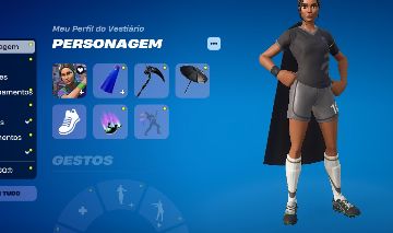 Conta fortnite com skin de jogadora