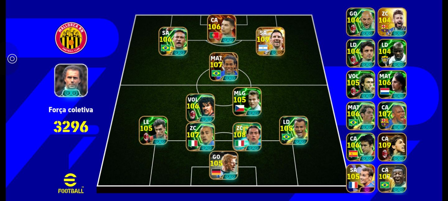 Conta de efootbol rara