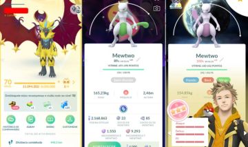 CONTA POKEMON GO LEVEL 70 | 182 LENDARIO | 152 BRILHANTE | 3 MEWTWO SHINY FUNDO