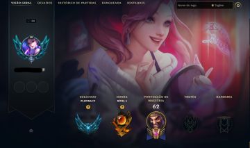 CONTA LOL - ELO PLATINA - SKIN ULTIMATE - MMR ALTO UPADA A MÃO - SERAPHINE KDA