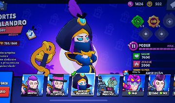 CONTA BRAWL STARS 13K TROFÉUS