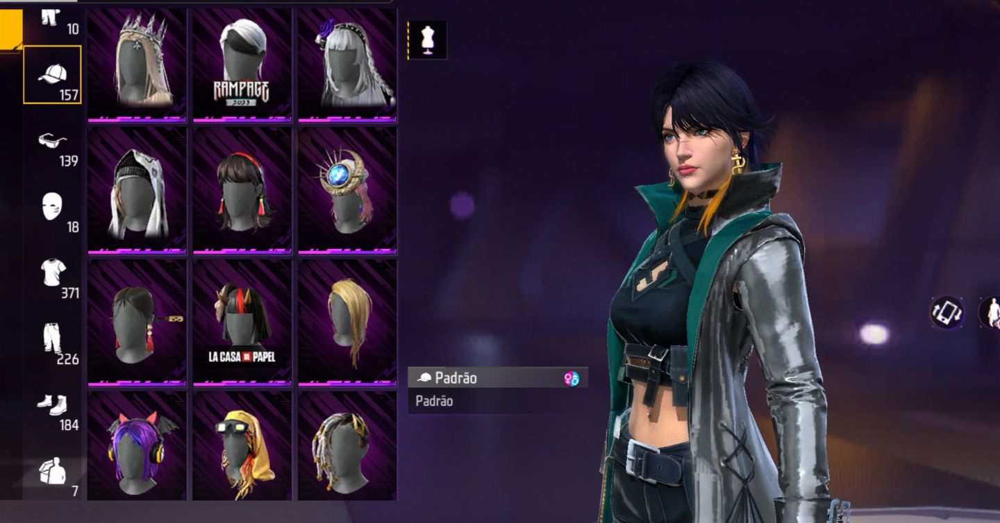 CONTA FF COM PASSE ANTIGO | LEVEL 65 | CALÇA ANGELICAL | MÁSCARA BARBA | +skins