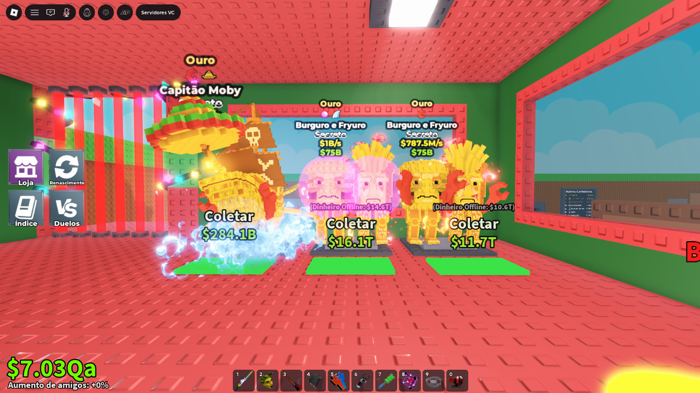 ONLINE! | Roube um Brainrot | Todos os Brainrots e muito mais | Steal A Brainrot