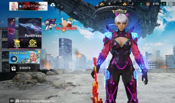 Conta de blood strike com 5 eternas,com alguns passes,e com a vector dragão