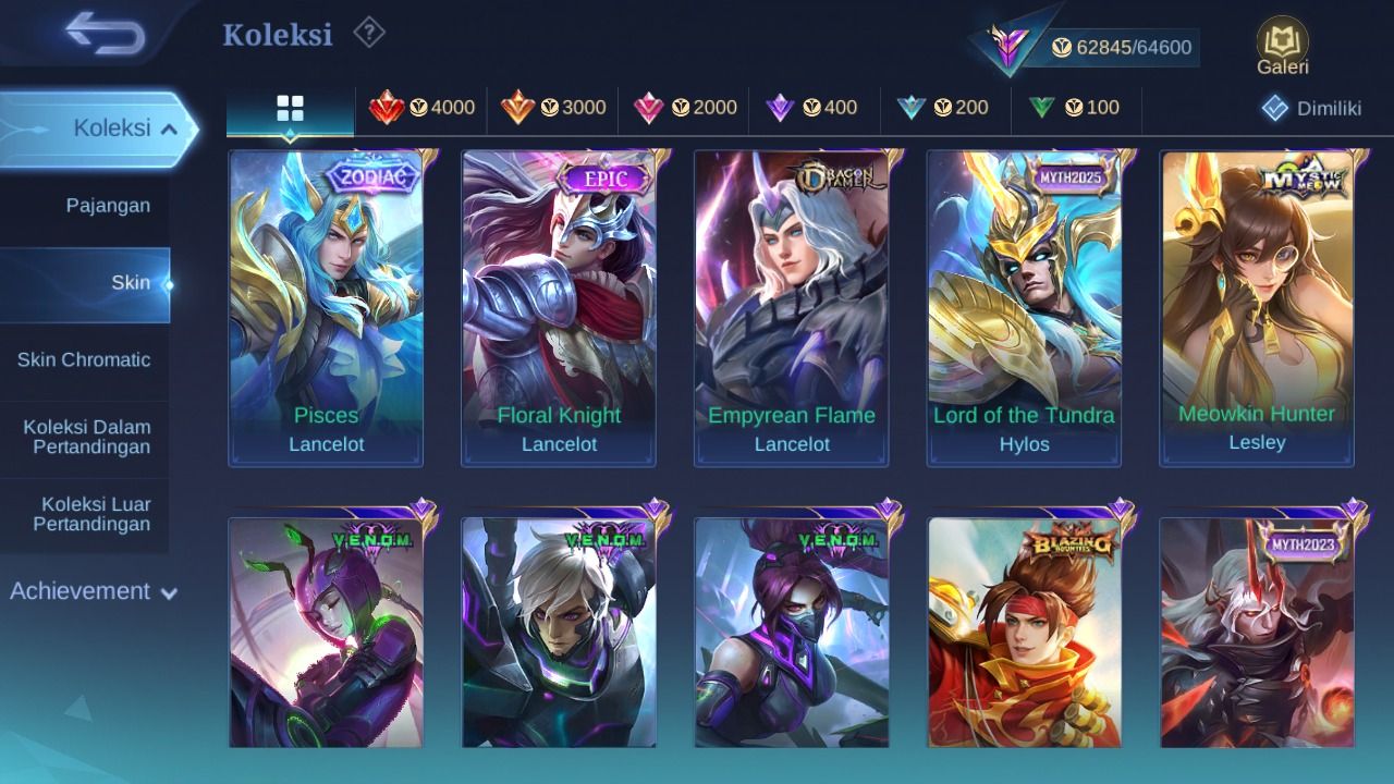 303 SKINS - FULL EMBLEMAS - FULL HEROIS