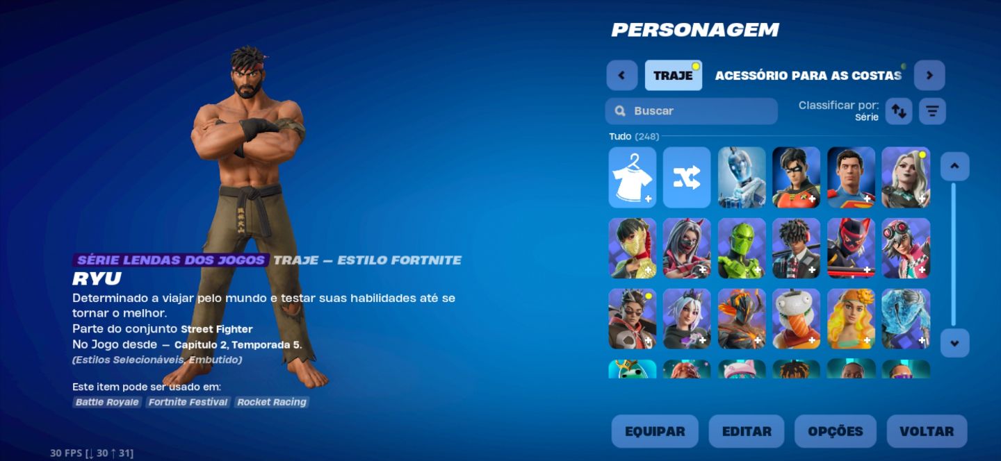 CONTA DE FORTNITE COM 189 SKINS pacote de apenas um show MTS PASSES E Parcerias