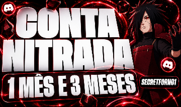 (DISCORD) CONTA NITRADA 3 MESES E 1 MÊS NITRO + VIRGEM + ENTREGA MANUAL !!!