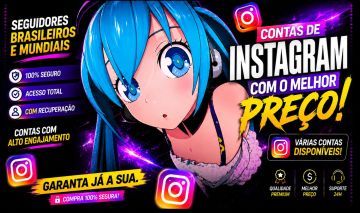 CONTAS DE INSTAGRAM ANTIGAS E [SEGUIDORES] COM O MELHOR PREÇO