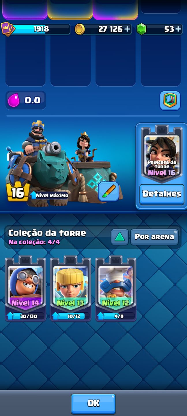 Conta de Clash Royale com 13k