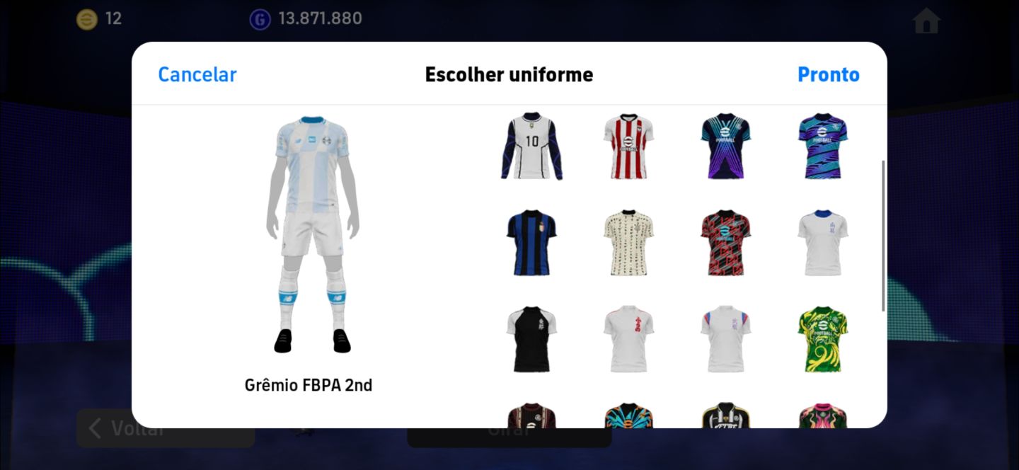 CONTA FULL DE EFOOTBALL