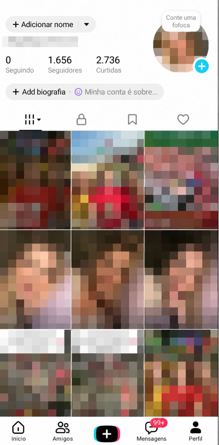 CONTA TIKTOK LIVE 1.656 SEGUIDORES REAIS | PERFIL ENGAJADO