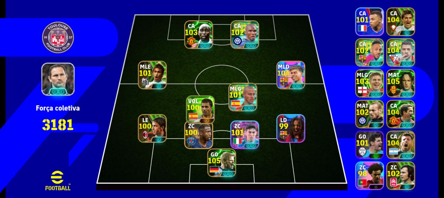 CONTA COM CRUYFF ANTIGO E VARIOS OUTROS