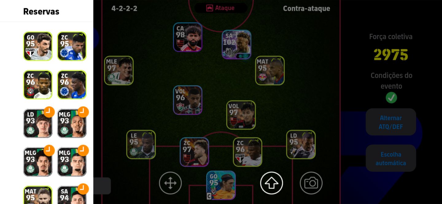 CONTA DE EFOOTBALL TOP NOVO DEL PIERRO,gullit, cr7,diaz nova zaga
