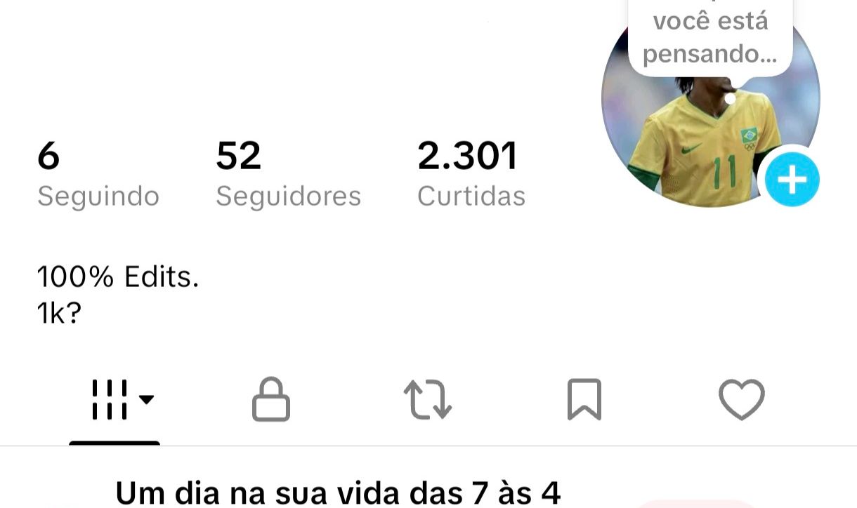 Conta de tiktok com 50 seguidores com engajamento