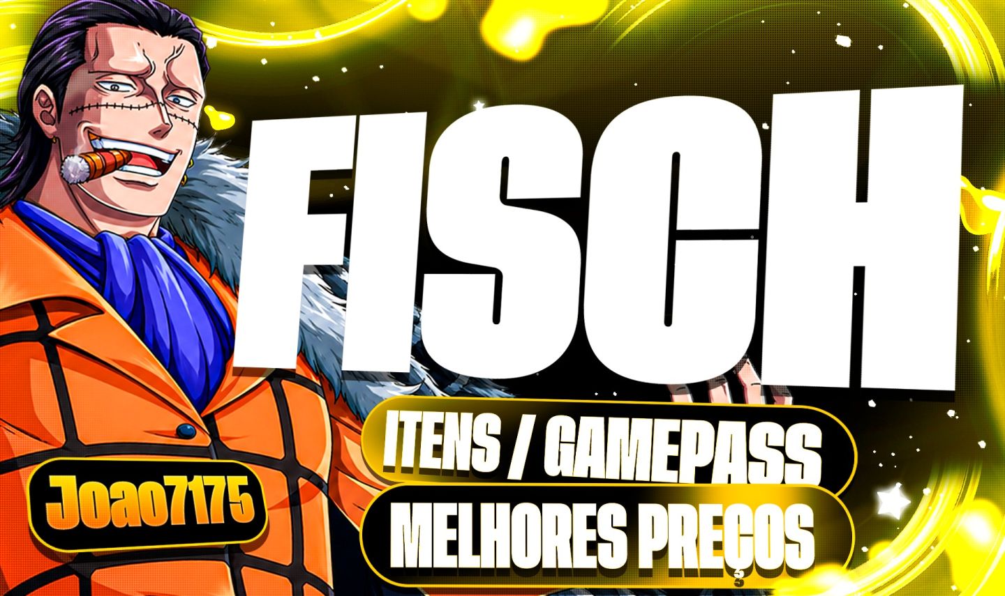[TODOS OS SETS] FISCH ROBLOX - PEIXE / CASH/SETS/ITENS/GAMEPASS BOATS RODS SKIN