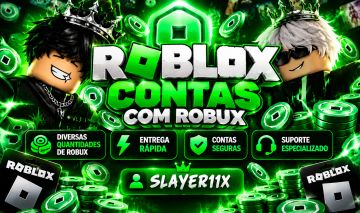 CONTAS COM ROBUX | ENTREGA RÁPIDA | MELHORES PREÇOS