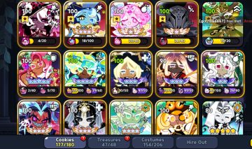 Conta cookie run:kingdom Com 177 cookies