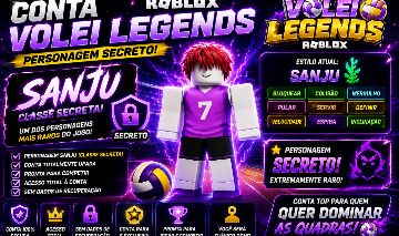 Conta de Volleyball legends Com Sanju!