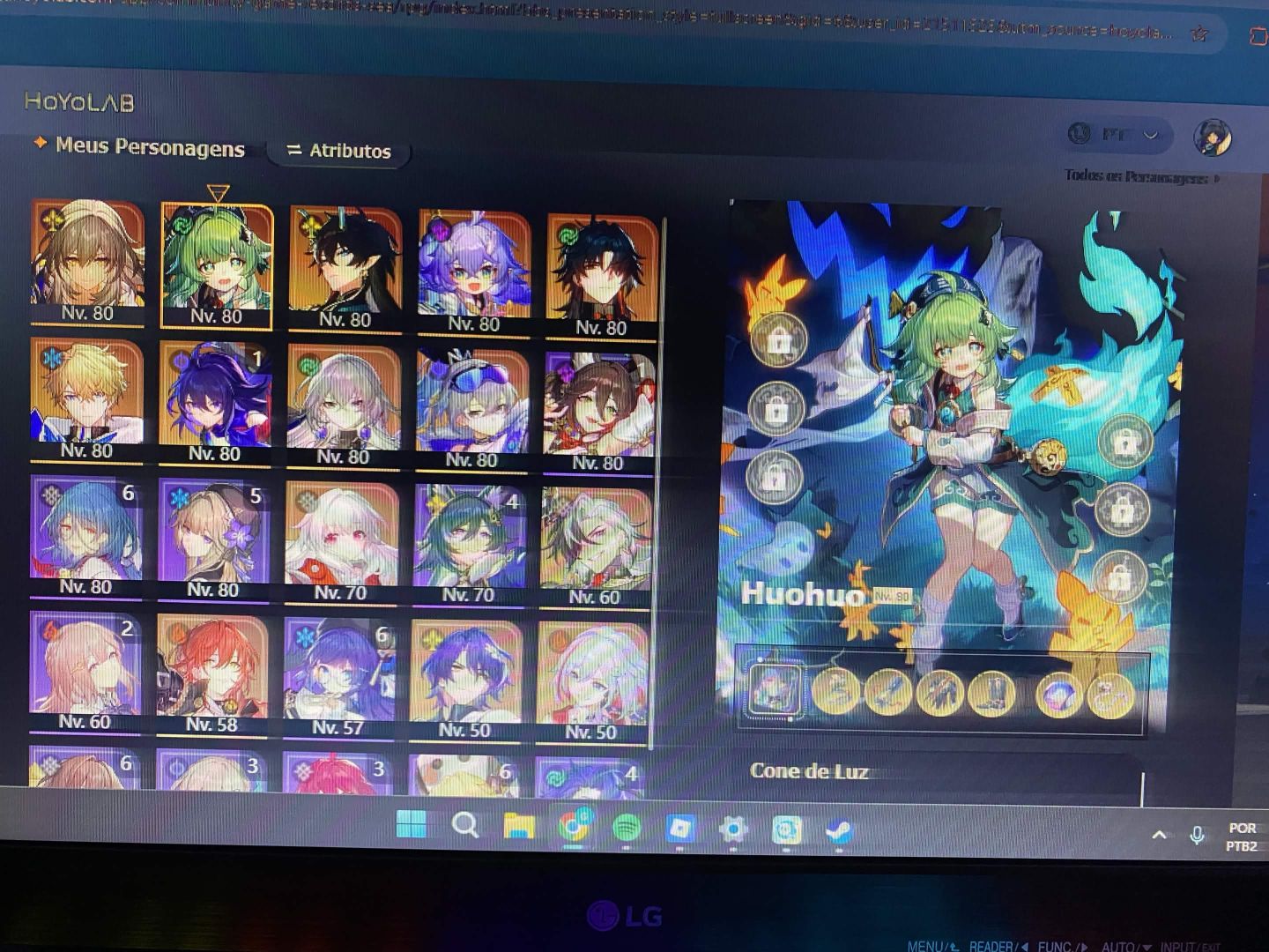 CONTA GENSHIN NVL60 + HSR NVL70. SKIN DA AYAKA E SHENHE (GENSHIN)