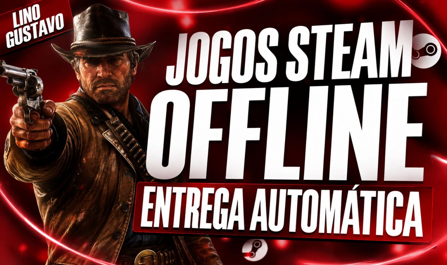 CONTAS STEAM OFFLINE | SPIDER-MAN | RDR2 | FC 26 | 6 VENDAS NOVOS JOGOS!