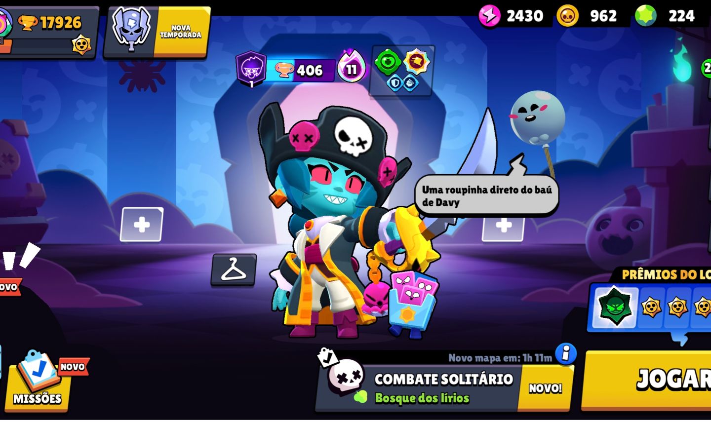 Conta de brawl com diversos lendários e hyperchages