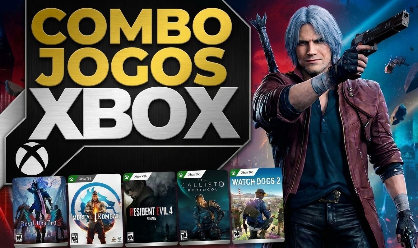 [MÉTODO PARENTAL] MK1 + THE WITCHER 3 + WATCH DOGS 2 + 41 jogos - XBOX S/X.