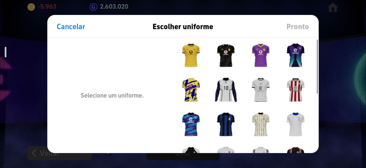 CONTA eFOOTBALL À VENDA FORÇA 3230 + ELENCO FORTE!