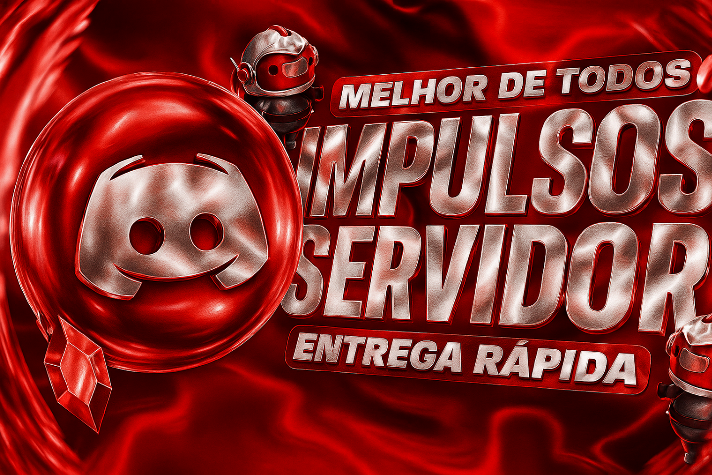 [MAIS BARATO] IMPULSOS NO SEU SERVIDOR DISCORD! [ 1 MÊS ]