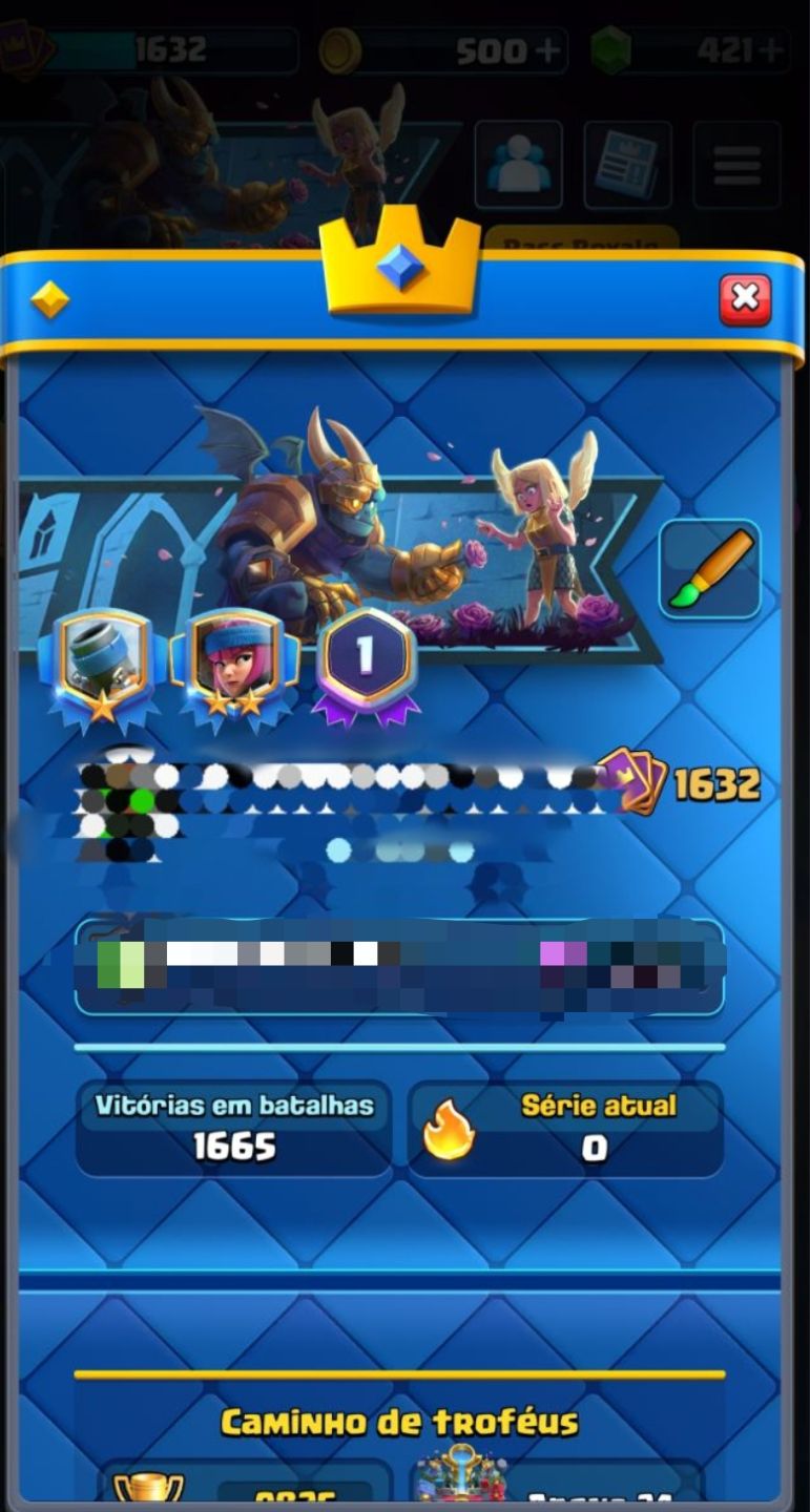 Conta de brawl(55k) e Clash(9830)