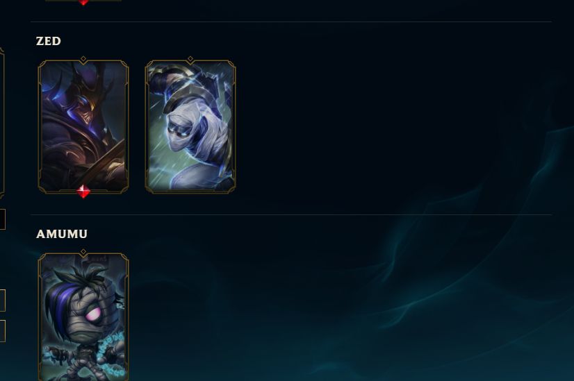 CONTA LOL SKINS