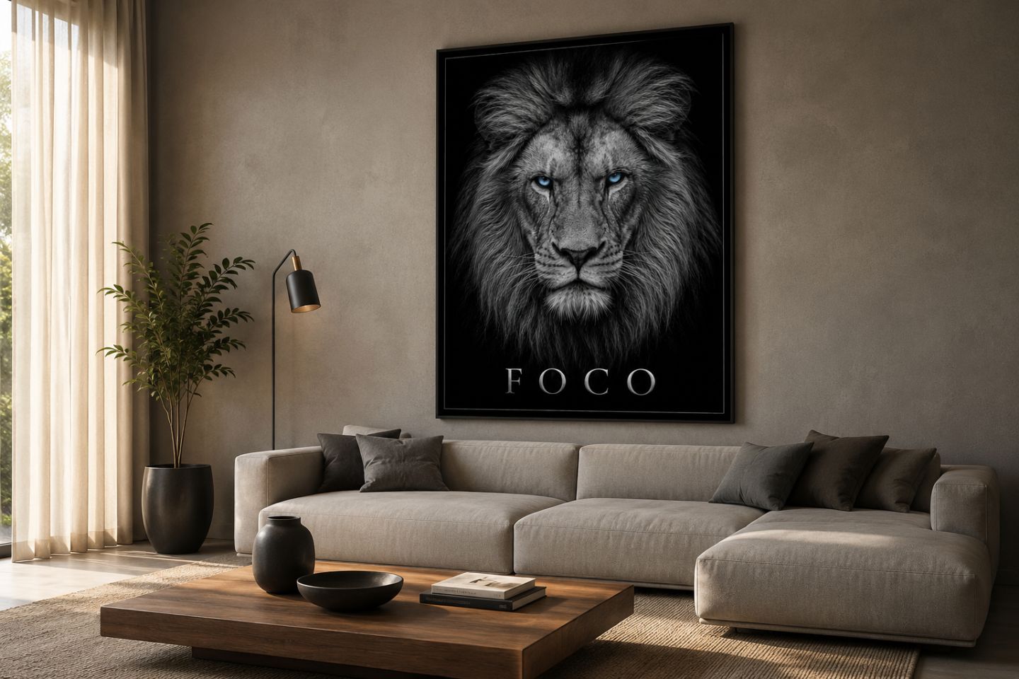 Kit 5 Artes Animais Motivacionais Para quadros decoração
