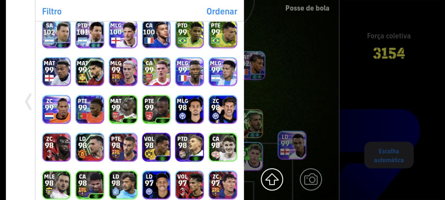 CONTA BRABA DE EFOOTBALL MEIO CAMPO PERFEITO, INIESTA 106