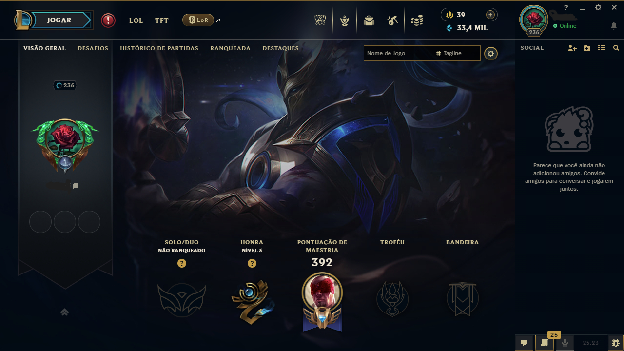 FULL ACESSO | Conta LOL & Valorant com skins e+