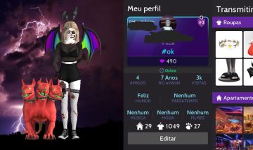 Conta level 40 feminina antiga e rara