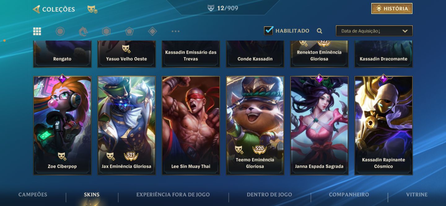 Conta wild rift mono kassadin