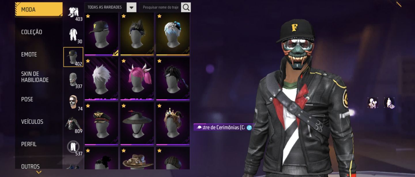 CONTA GEMADA FREE FIRE COM SEGUNDO PASSE E PRIME 8