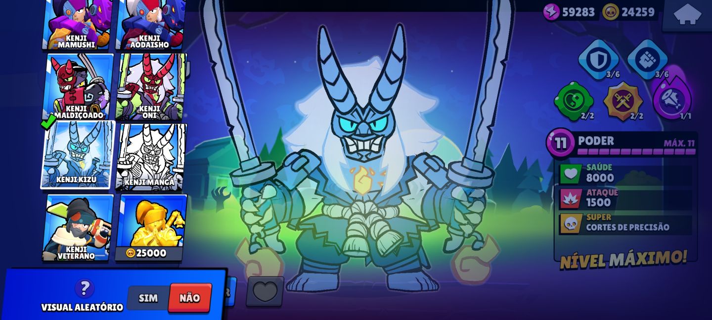 CONTA DE BRAWL STARS ANTIGA E MUITO GEMADA