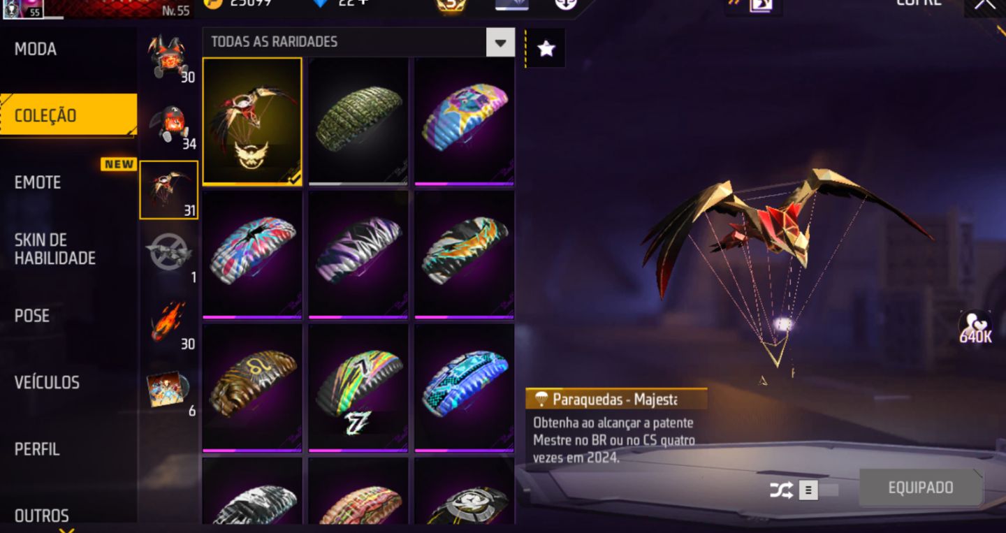 Conta Free Fire FULL ACESSO