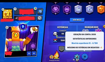 CONTA BRAWL STARS 2020 12K