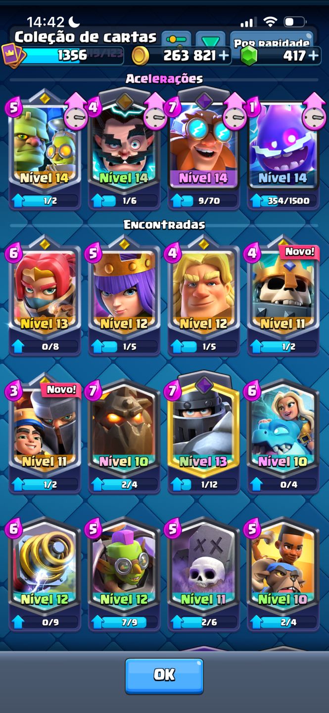 Conta de Clash Royale (arena 22)