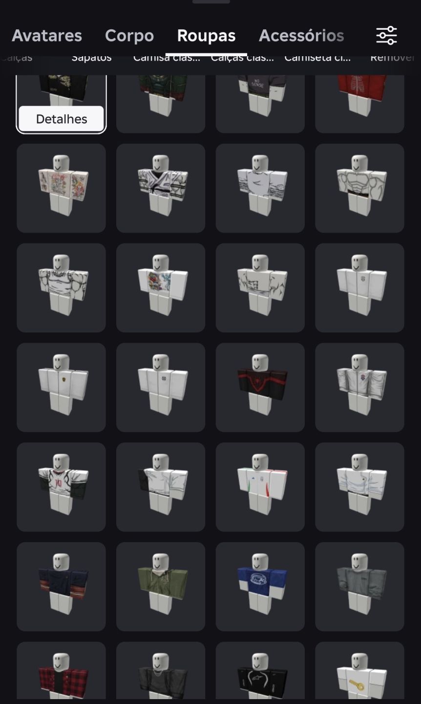 Conta Roblox com Skins, Robux e Gamepasses