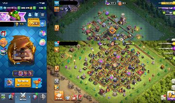 CONTA DE CLASH ROYALE + CLASH OF CLANS (PACOTE COMPLETO)