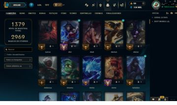 Conta League of Legends Nível 1196 | Todos os Campeões Desde 2013 Único Dono