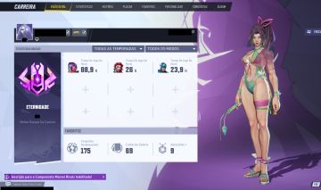 CONTA MARVEL RIVALS - PSYLOCKE ELITE - ETERNITY PEAK + 100 SKINS (FULL ACESSO)!