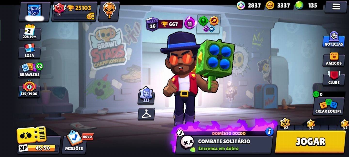 Conta Supercell Completa | Brawl Stars Avançado + Clash Royale + Hay Day